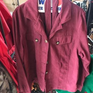 Burgundy Jacket